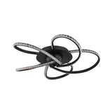 Irie Dimmable 5-Light LED Ceiling Light — Black — Allure Home Collections