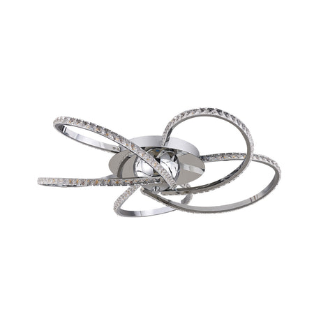 Irie Chrome Dimmable 5-Light LED Ceiling Light — Allure Home Collections