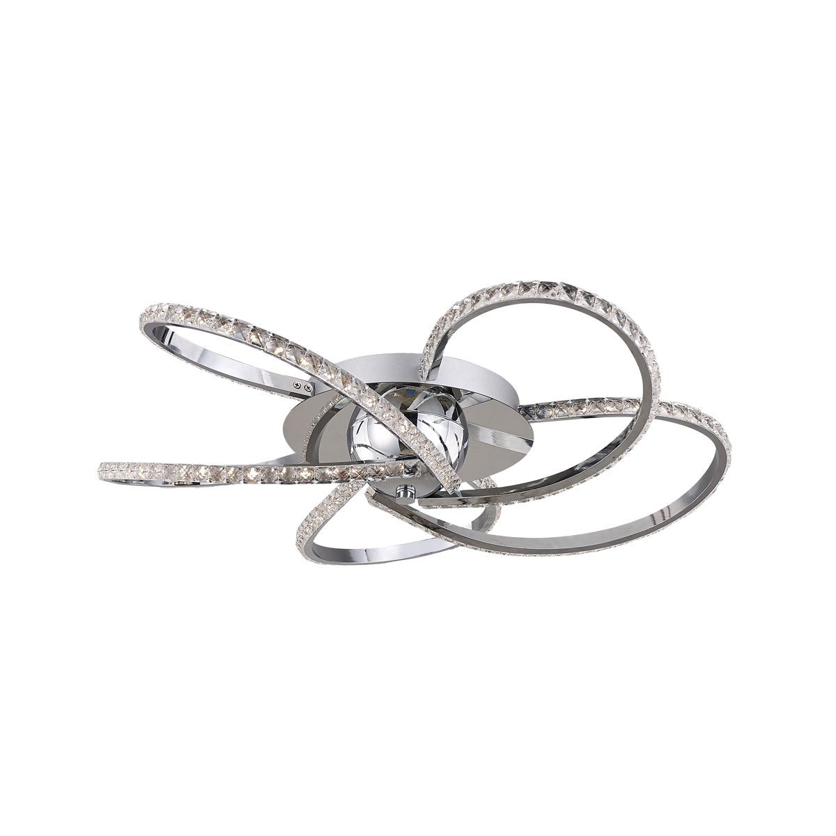 Irie Chrome Dimmable 5-Light LED Ceiling Light — Allure Home Collections