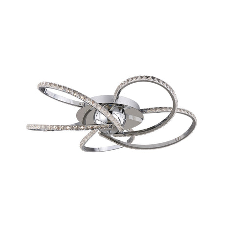 Irie Chrome Dimmable 5-Light LED Ceiling Light — Allure Home Collections