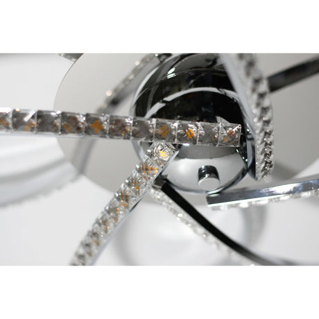 Irie Chrome Dimmable 5-Light LED Ceiling Light — Allure Home Collections