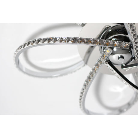 Irie Chrome Dimmable 5-Light LED Ceiling Light — Allure Home Collections