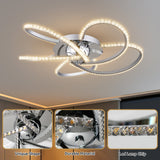 Irie Chrome Dimmable 5-Light LED Ceiling Light — Allure Home Collections