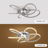 Irie Chrome Dimmable 5-Light LED Ceiling Light — Allure Home Collections