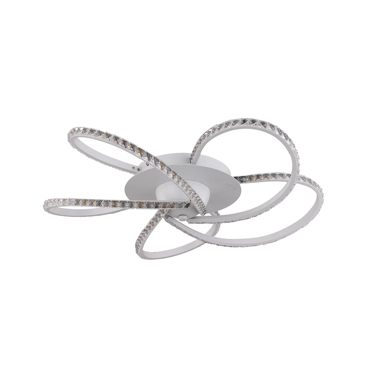 Irie Dimmable 5-Light LED Ceiling Light — White — Allure Home Collections