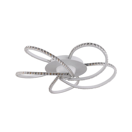 Irie Dimmable 5-Light LED Ceiling Light — White — Allure Home Collections