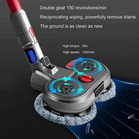 Electric Vacuum Cleaner with Mopping Head