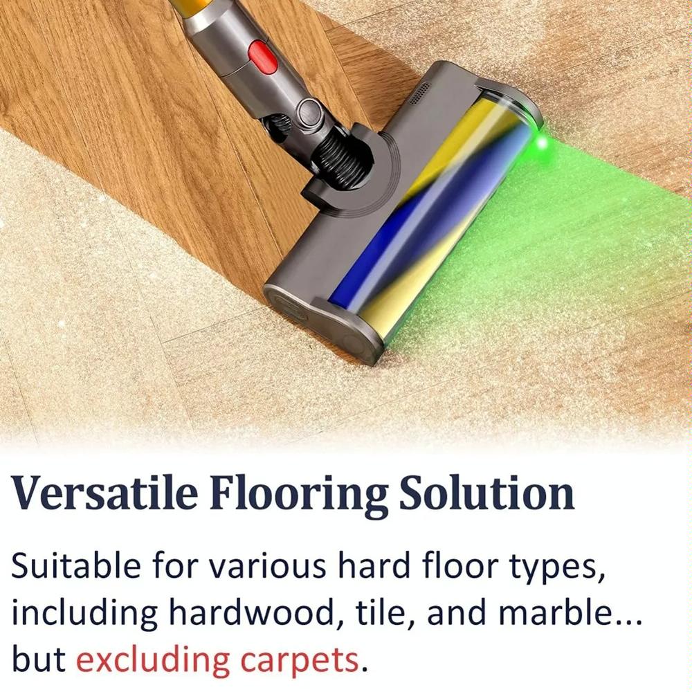 Green Light Display Vacuum Brush Head for Dyson