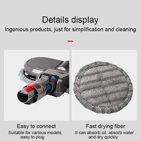 Electric Mop Head & Water Tank for Dyson V10/V12 Slim