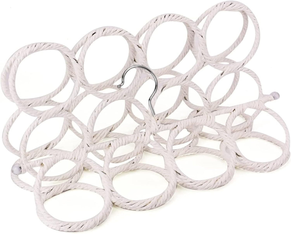 28-Hole Scarf and Accessory Organizer Hanger