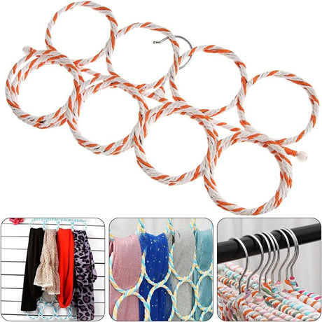 28-Hole Scarf and Accessory Organizer Hanger