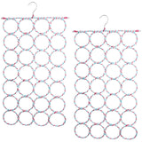 24-Hole Scarf and Accessory Organizer Hanger