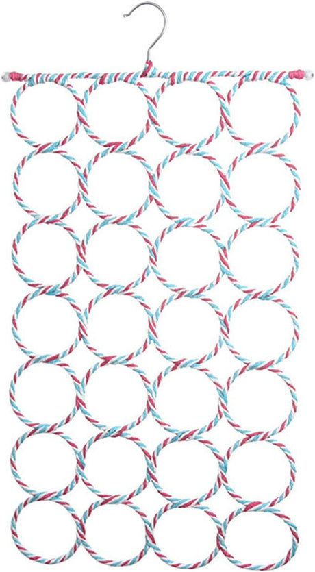 24-Hole Scarf and Accessory Organizer Hanger