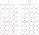 24-Hole Scarf and Accessory Organizer Hanger