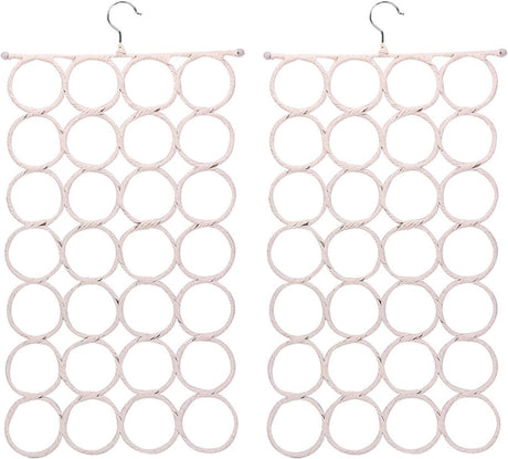 24-Hole Scarf and Accessory Organizer Hanger