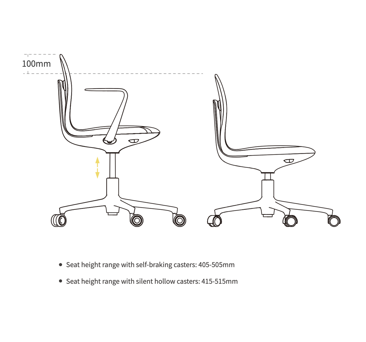 UFOU Joyin Tail Ergonomic Chair - Flamingo Edition