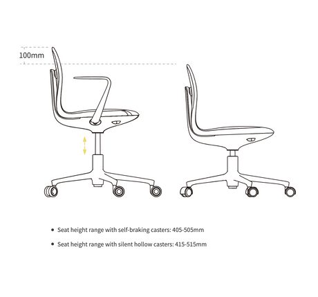 UFOU Joyin Tail Ergonomic Chair - Flamingo Edition