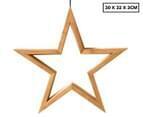 Large Bamboo Star LED Pendant Lamp