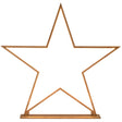 87cm Bamboo Star Table Lamp Desk Light LED Strip Modern Designer - Natural