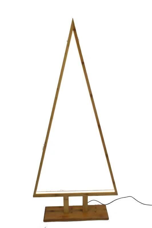 Extra Large Bamboo Christmas Tree LED Floor Lamp Natural