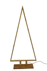 Extra Large Bamboo Christmas Tree LED Floor Lamp Natural