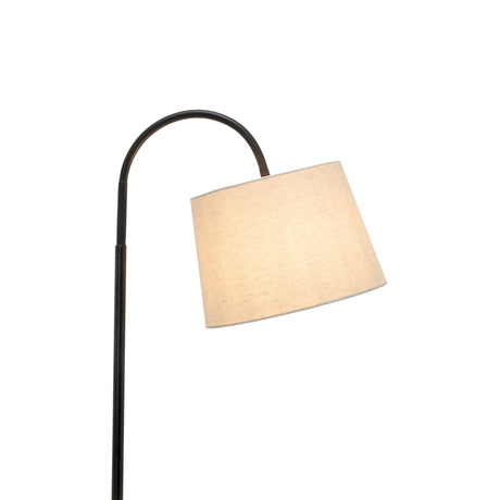 Tripod Floor Lamp with Shelf and USB Charger