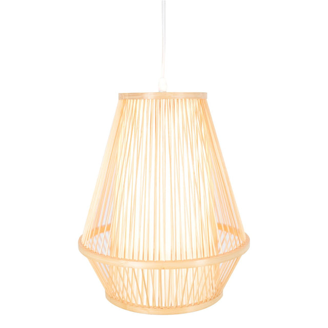 Natural Woven Bamboo Empire Pendant Lamp