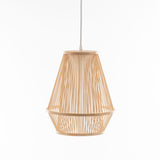 Natural Woven Bamboo Empire Pendant Lamp