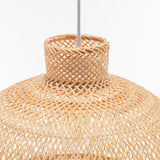 Natural Hand-Woven Bamboo Dome Pendant Lamp — Allure Home Collections