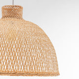 Natural Hand-Woven Bamboo Dome Pendant Lamp — Allure Home Collections