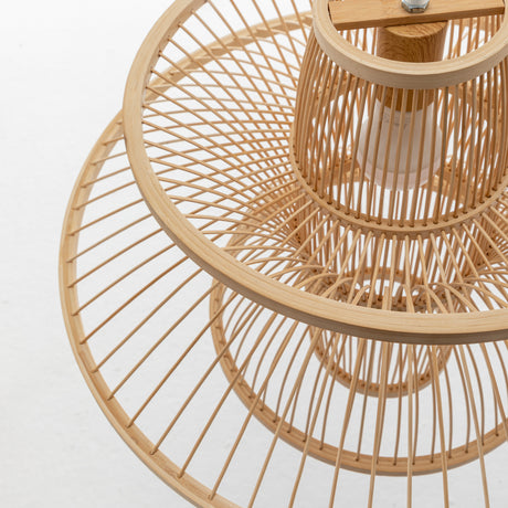 Aurora Hand-Woven Bamboo 3-Layer Pendant Lamp