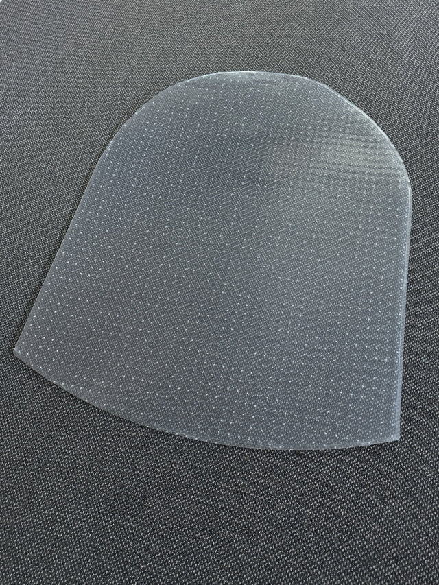 PVC Office Chair Mat, Low Pile Carpet Protector 124x99cm