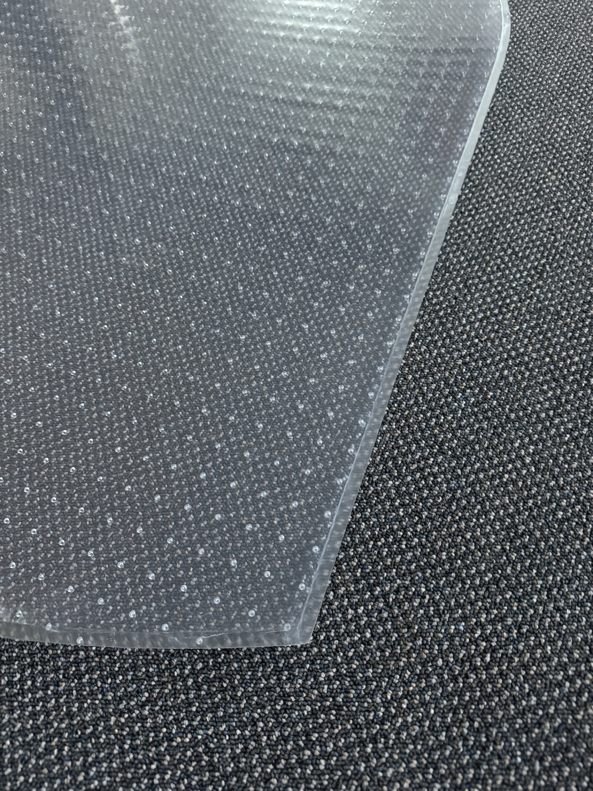 PVC Office Chair Mat, Low Pile Carpet Protector 124x99cm