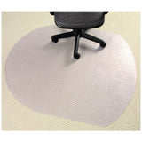 PVC Office Chair Mat, Low Pile Carpet Protector 124x99cm