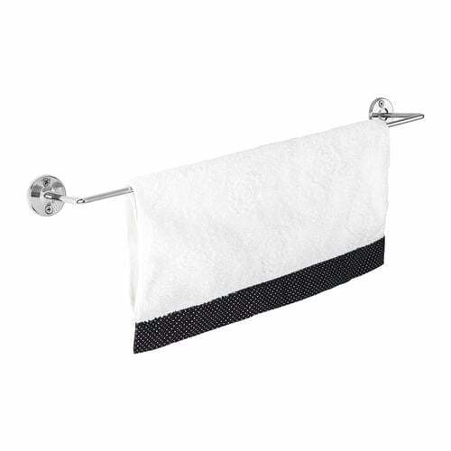 610mm Chrome Stainless Steel Towel Rail — Sleek Modern Bathroom Holder — Allure Home Collections