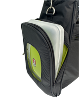 Black baby nappy changing travel tote bag