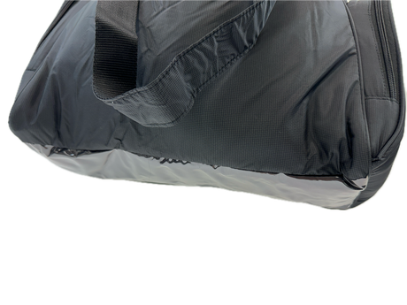 Black baby nappy changing travel tote bag