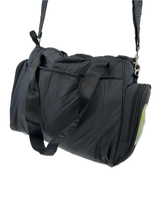 Black baby nappy changing travel tote bag