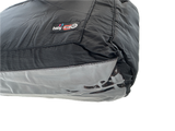 Large black baby nappy changing travel tote bag