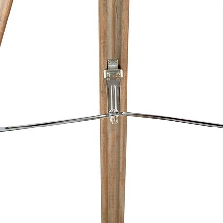 Antique Wood Tripod Nautical Floor Lamp
