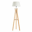 Elegant Large Bamboo Tripod Floor Lamp