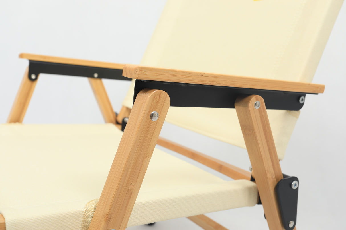 Owen Springs Bamboo Folding Camp Chair, Khaki