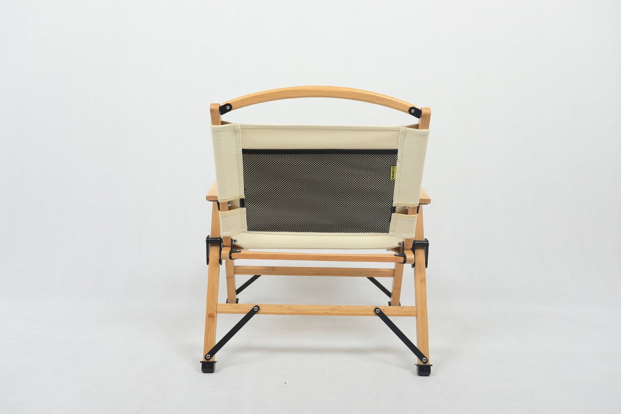 Owen Springs Bamboo Folding Camp Chair, Khaki