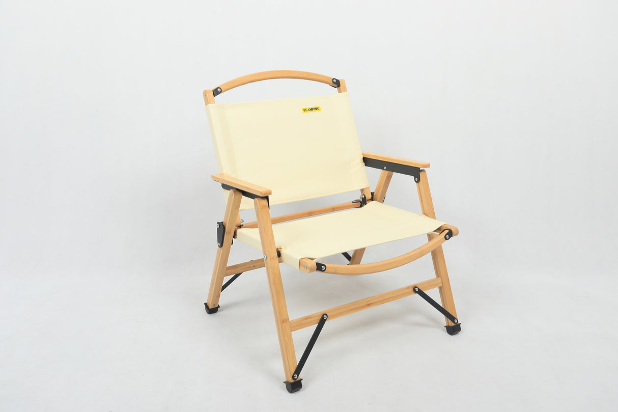 Owen Springs Bamboo Folding Camp Chair, Khaki
