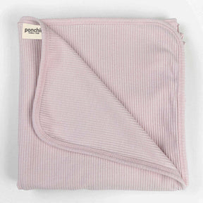Ribbed jersey cotton baby swaddle wrap in Love design