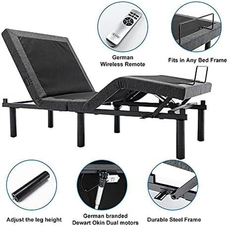S*MAX Queen Adjustable Zero Gravity Bed Frame