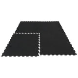Santa Cruz Commercial Interlocking Rubber Gym Tile Mat, 10mm, 1m x 1m, 16pcs