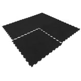 Santa Cruz Commercial Interlocking Rubber Gym Tile Mat, 10mm, 1m x 1m, 6pcs