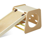 Small wooden climbing frame