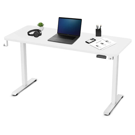 Evatt Electric Standing Desk, White 140cm